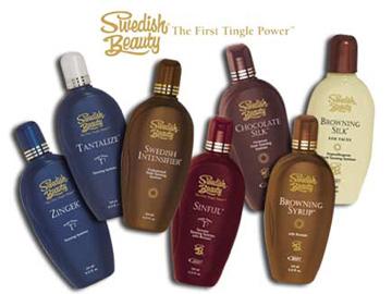 Shop online now for Swedish Beauty® Sun Tanning Lotions